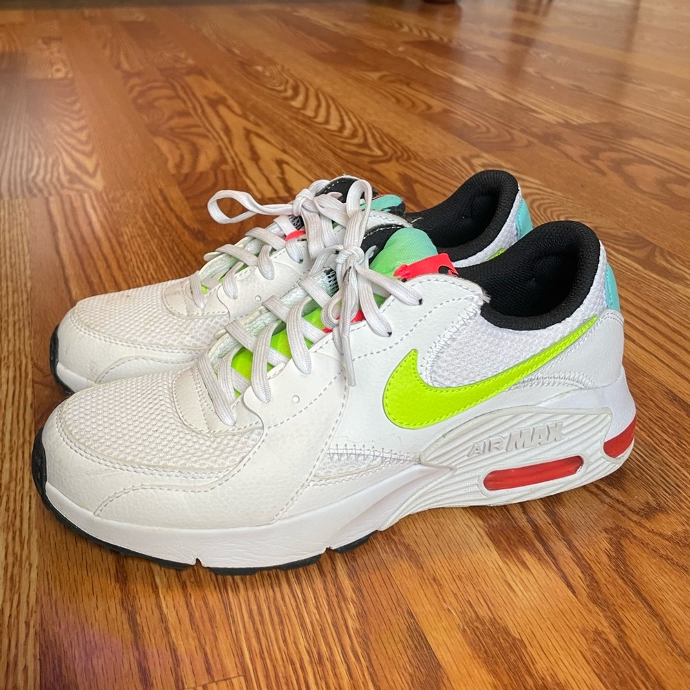 Neon Green & Orange Nike Airmaxes